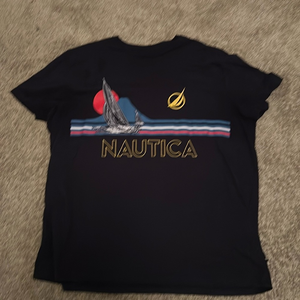 Men’s used worn 3x tee shirt Nautica